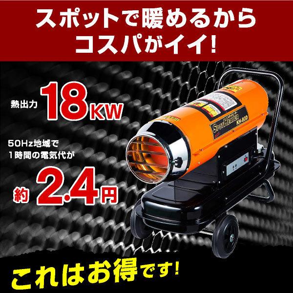 S.Kjapan 業務用ヒーター 業務用ストーブ スポットヒーター ナカトミ