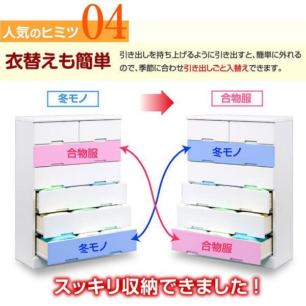 鏡付きチェスト 深さたっぷりな鏡面仕上げのチェスト（スライドレール付き） 通販