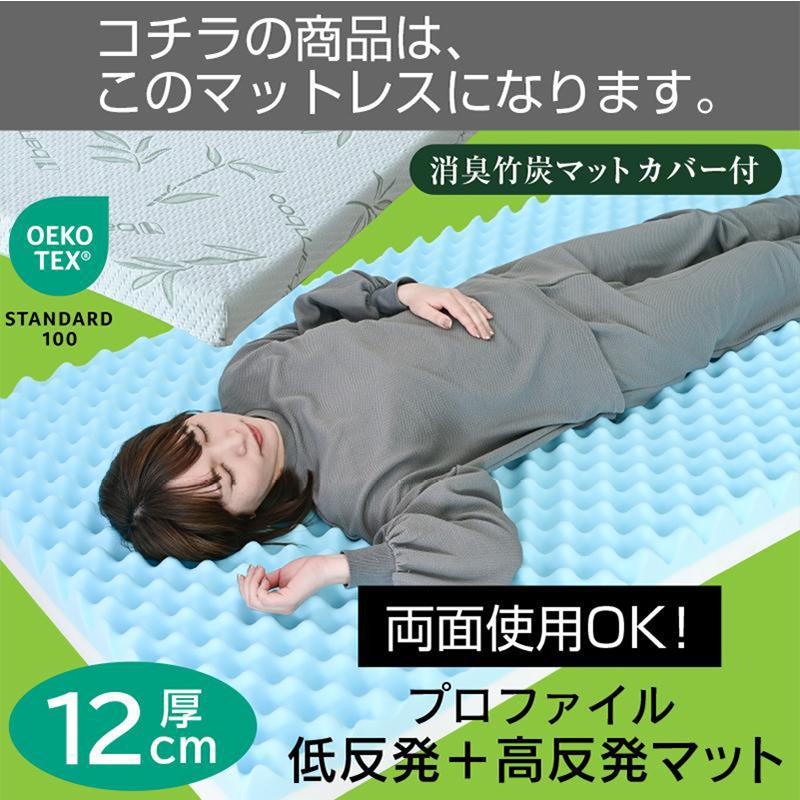 ARTTOWN 低・高反発両面マットレス1枚付 ロフトベッド シングル 大人用