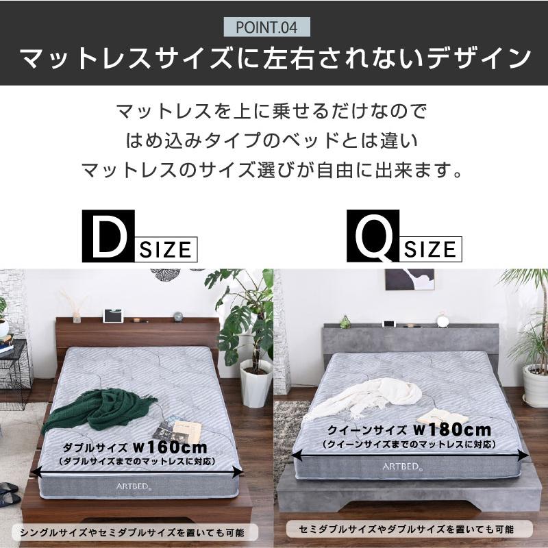 クイーンサイズベッドとマットレスセット クイーンベッド マットレス付き ベッド クイーン ベット マットレス