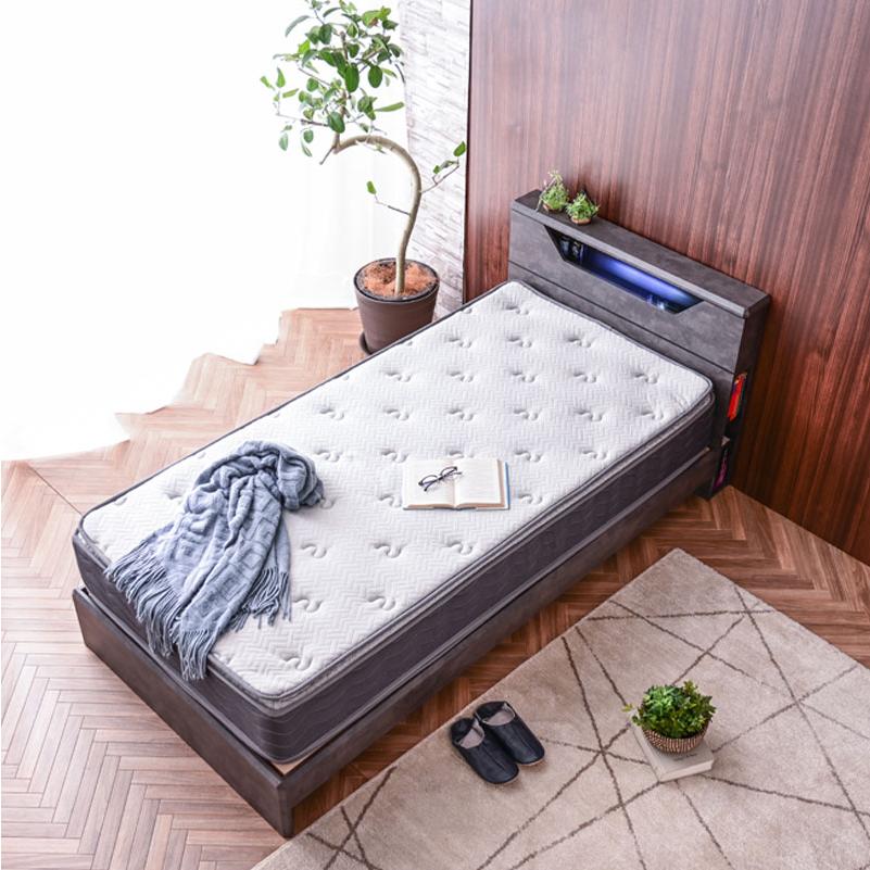 ベッド シングル フレーム ベッドフレーム シングルベッド ブック