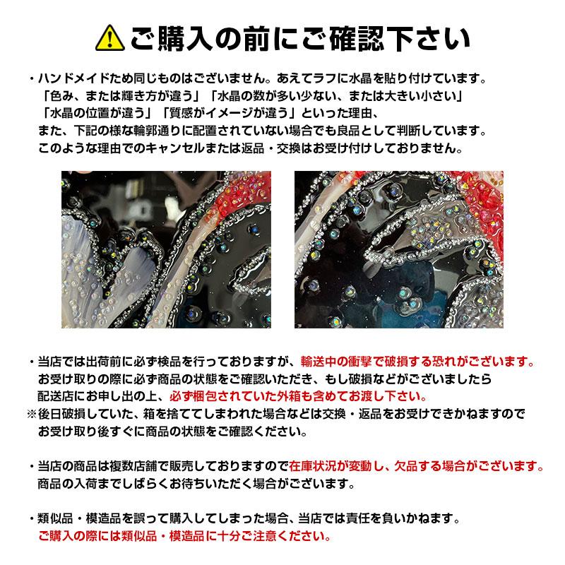 水晶パネル アートパネル 60×80cm ポップアート 花魁 金フレーム付き