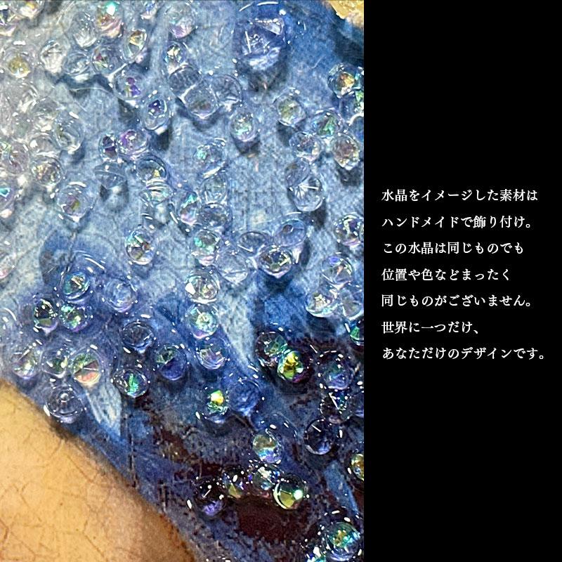 水晶パネル アートパネル 42×52cm 名画 真珠の耳飾りの少女 フレーム付き クリスタル 絵 イラスト おしゃれ 高級感 KH2108_4