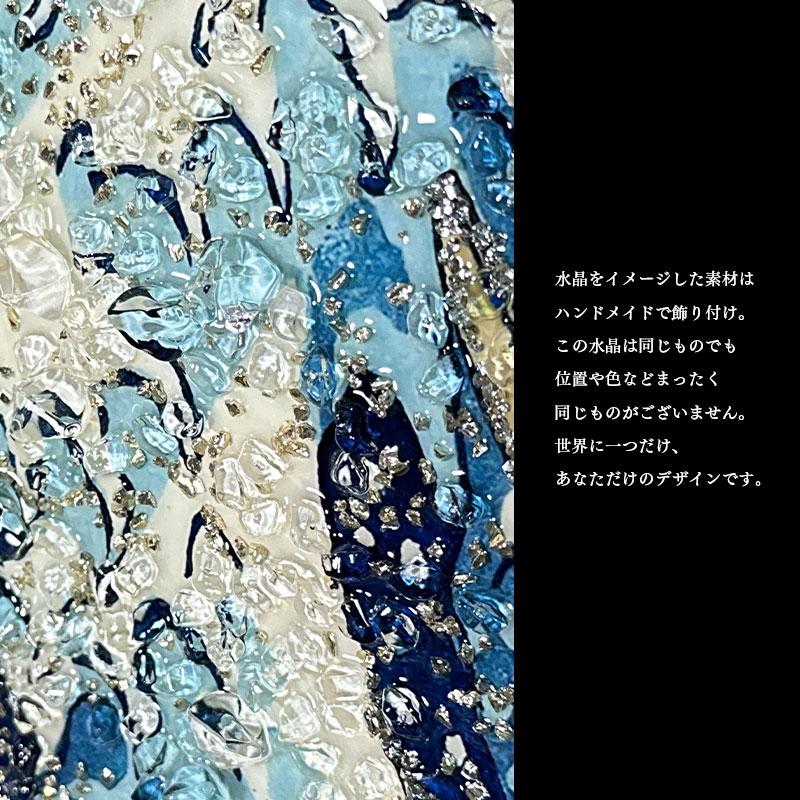 水晶パネル アートパネル 60×80cm 富嶽三十六景 風景 金フレーム付き