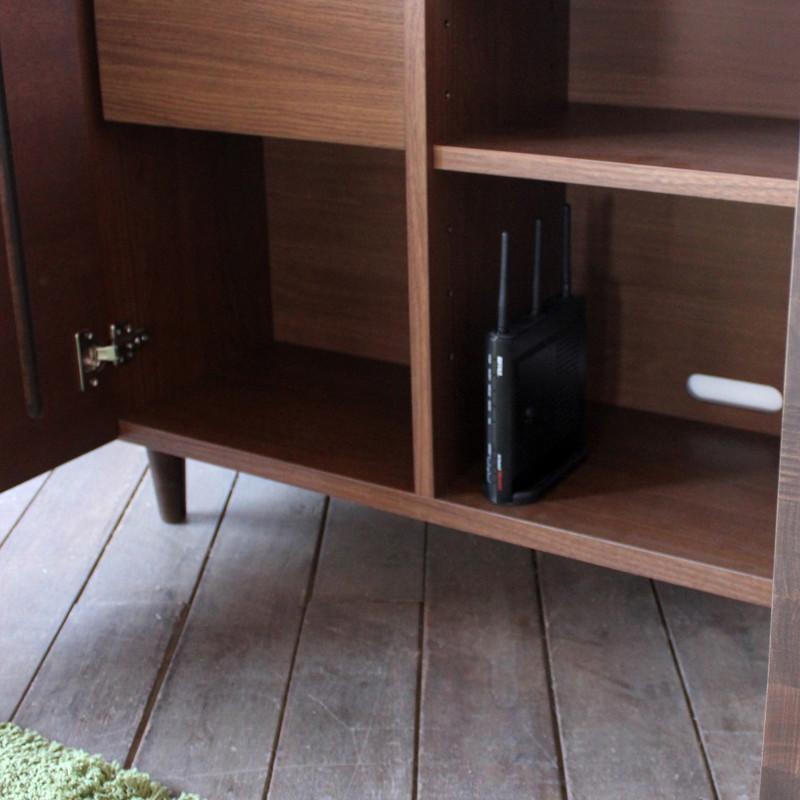 リビングボード 国産エッセル80リビングボード ナチュラル ブラウン リビングボード 国産エッセル80リビングボード ナチュラル ブラウン