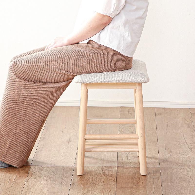 KAGUWORLD スツール ロースツール 椅子 北欧 家具 カウンター 木製