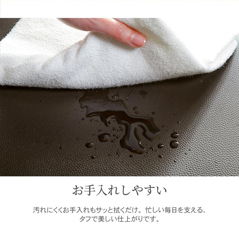ベンチ 120cm 2人用 2人掛け ダイニング ベンチ単品 木製 アンティーク PVCレザー クッション 椅子 イス フェニックス_13