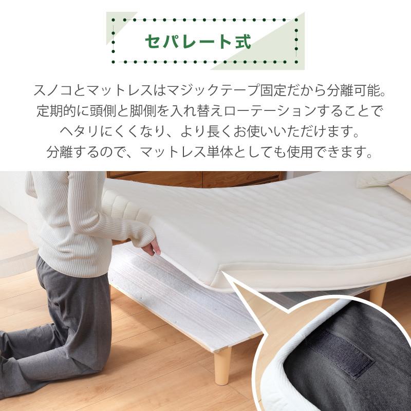 KAGUWORLD マットレス 脚付き シングル 耐荷重300kg 高反発 KAGUWORLD マットレス 脚付き シングル 耐荷重300kg 高反発