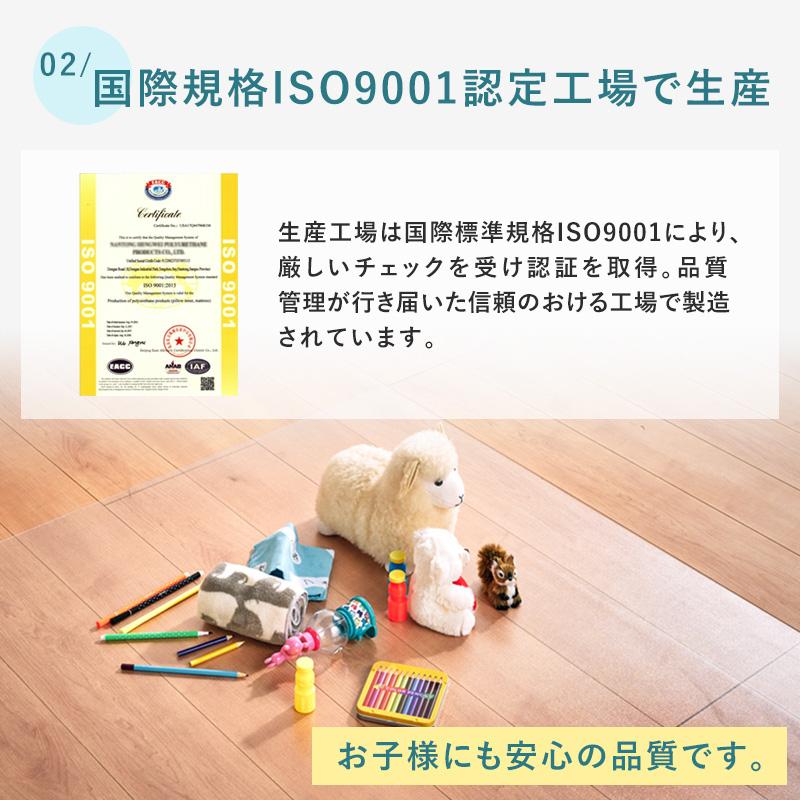 KAGUWORLD ダイニングマット PVC 180×180 PVCマットリビング マット 撥