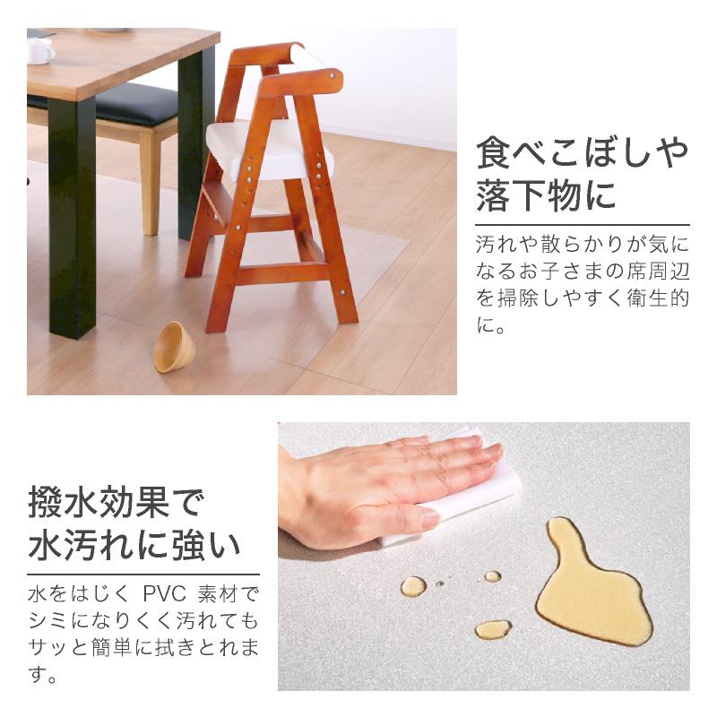 KAGUWORLD ダイニングマット PVC 180×180 PVCマットリビング マット 撥