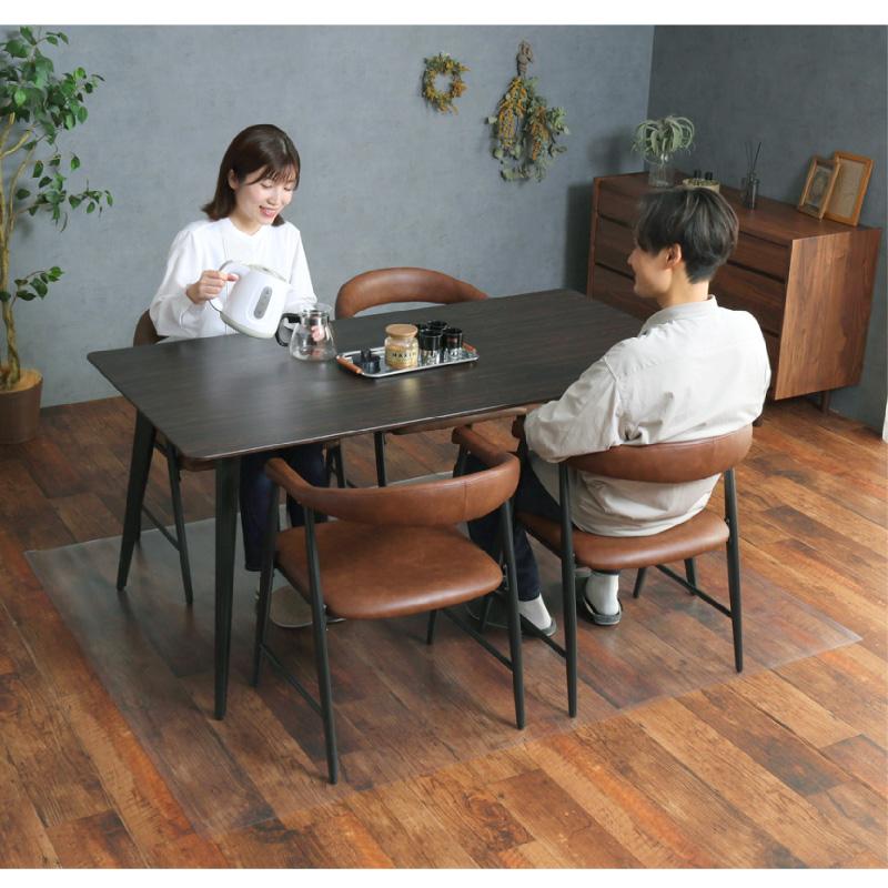 KAGUWORLD ダイニングマット 180×240 PVCマット リビング 撥水 防汚 防
