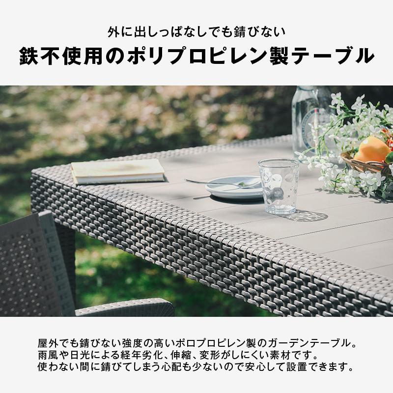 KAGUWORLD ガーデンテーブル チェア テーブルセット 3点セット 2人用 2