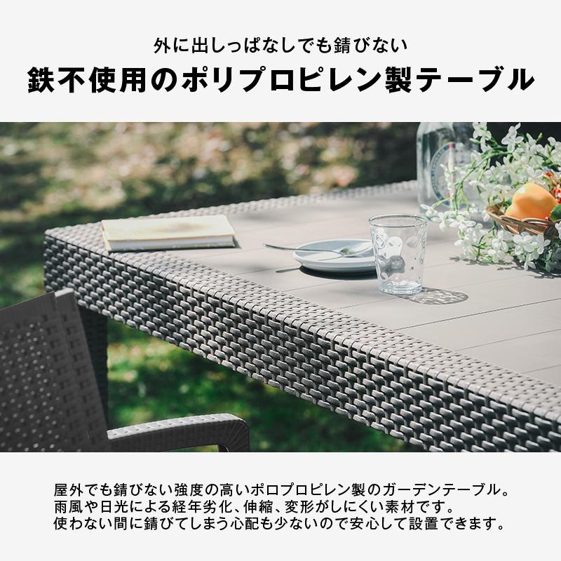 KAGUWORLD ガーデンテーブル チェア テーブルセット 3点セット 2人用 2 