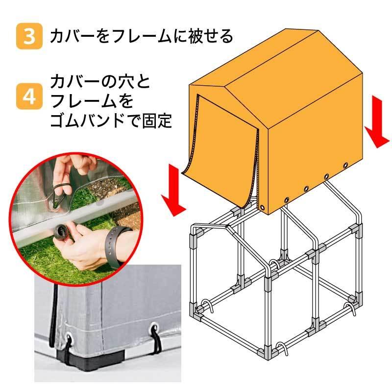 サイクルハウス 2台用 自転車置き場 3台用 Mサイズ アルミ 物置 サイクルハウス 2台用 自転車置き場 3台用 Mサイズ アルミ 物置