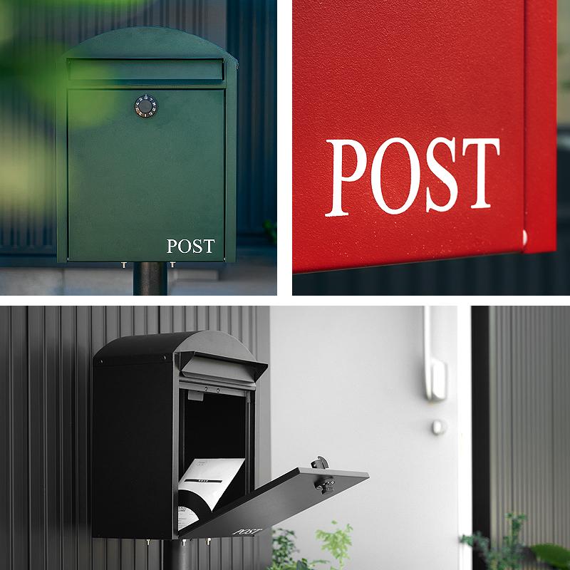 ポスト 置き型 スタンド メールボックス A4対応 おしゃれ 北欧