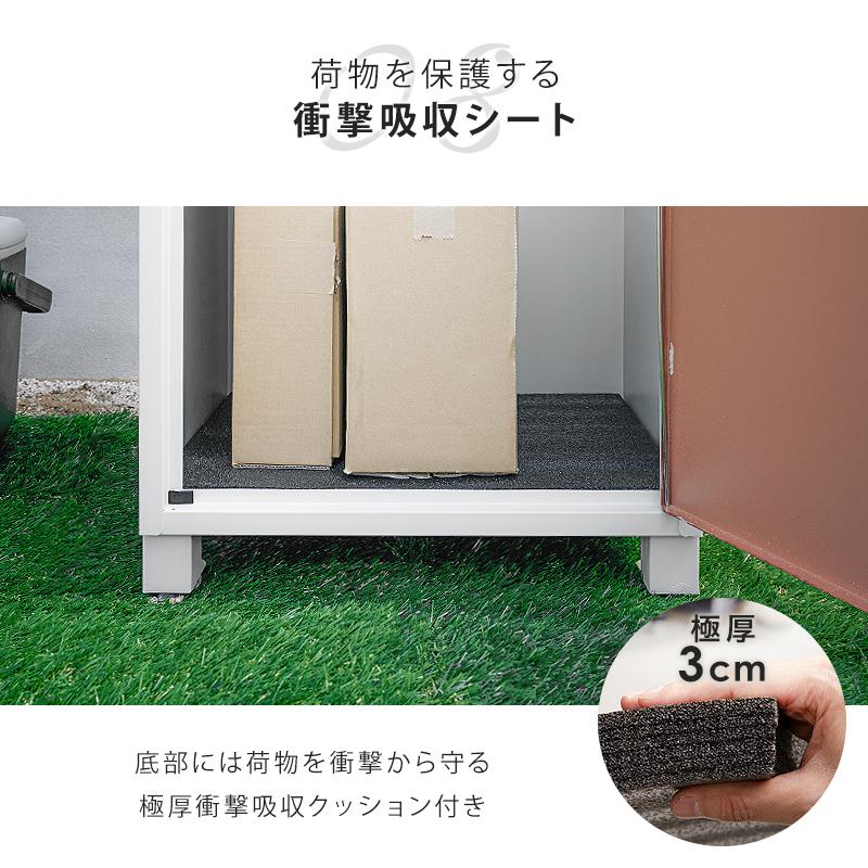 宅配ボックス 一戸建て用 おしゃれ ポスト付き 置き型 ポスト一体型 大容量 スタンドポスト 置き型ポスト 宅配ポスト｜kagu-world｜10