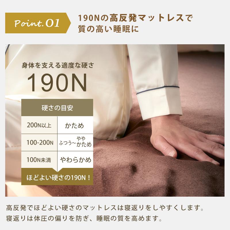 KAGUWORLD ウレタンマットレス 一枚ものプロファイル 10cm 25D ダブル