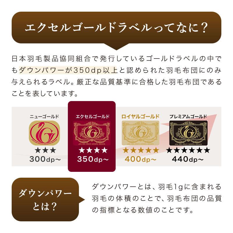 KAGUWORLD 羽毛布団 日本製 移動防止立体キルト 36マス ダブル KAGUWORLD 羽毛布団 日本製 移動防止立体キルト 36マス ダブル