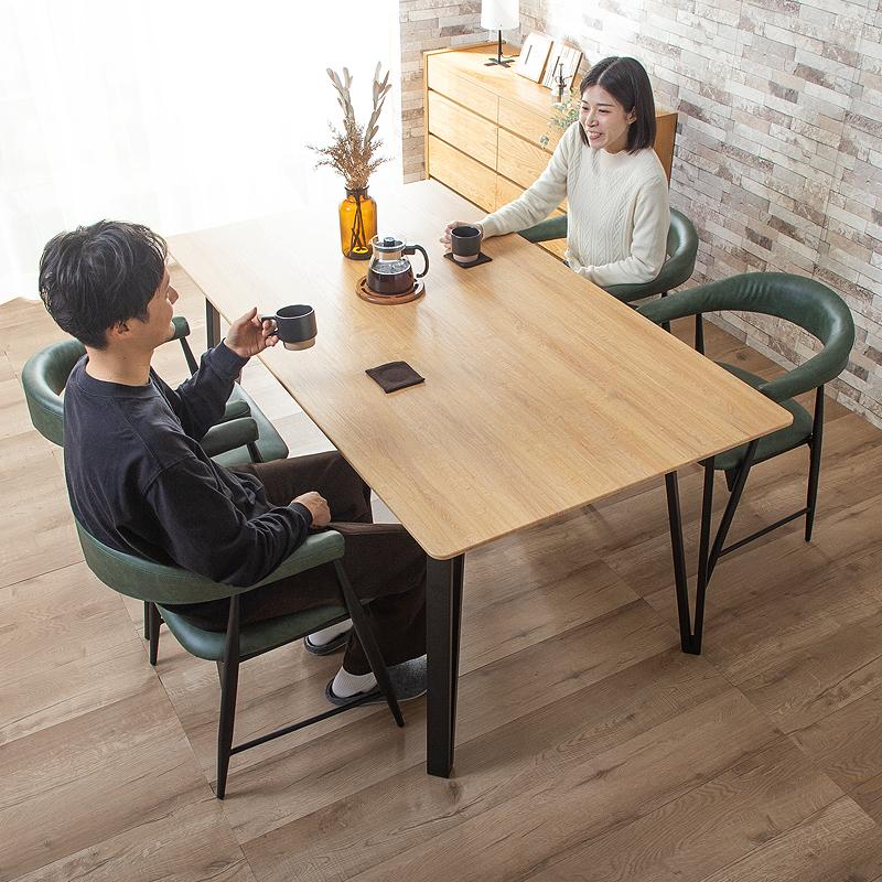 KAGUWORLD ダイニング テーブル セット 4人 5点 160cmル 木目調 KAGUWORLD ダイニング テーブル セット 4人 5点 160cmル 木目調