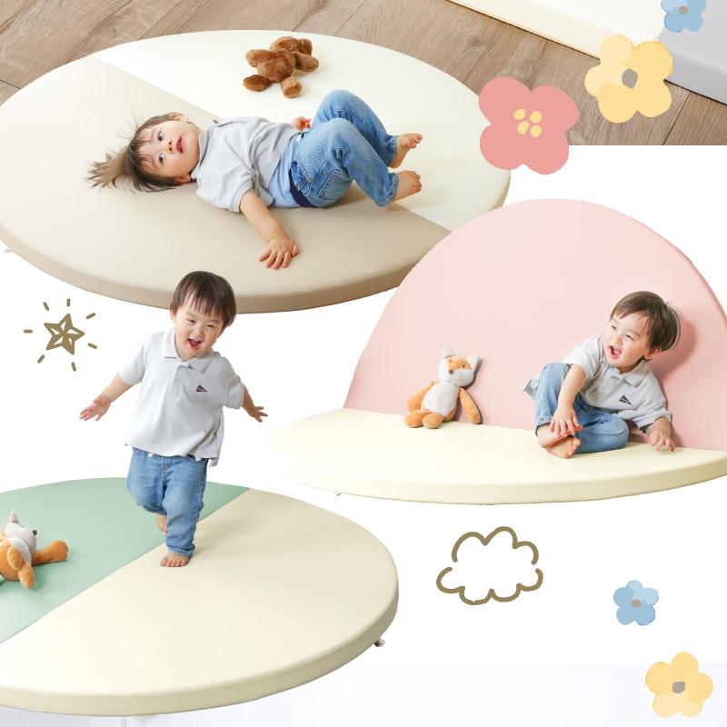 KAGUWORLD プレイマット 160cm 厚手 折り畳み 抗菌 防音 防水 ベビー