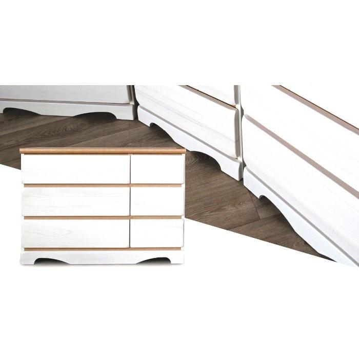 タンス たんす チェスト 木製 ローチェスト 衣類収納 完成品 幅100cm 3