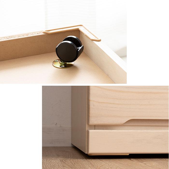 タンス たんす チェスト 木製 ローチェスト 収納 幅75cm 3段