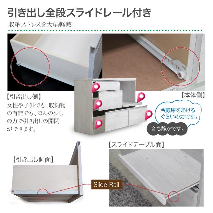キッチン収納 日本製 完成品 キッチンカウンター カウンター 120カウンター レンジ台 レンジボード|kagu123|09