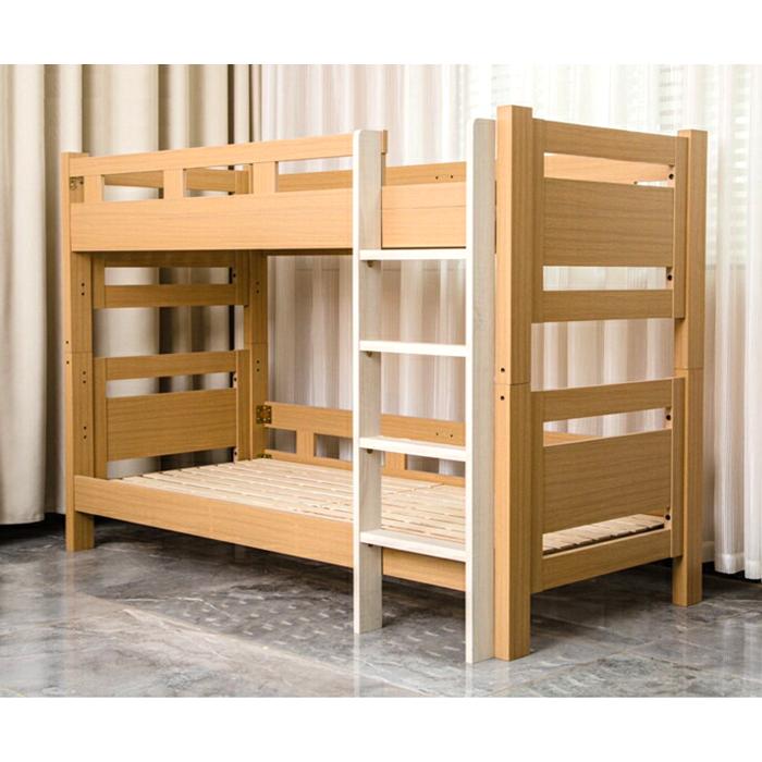 子供木製2段ベッド 二段ベット 子供用 分割 コンパクト 2段ベッド 子供 木製 2段ベット 二