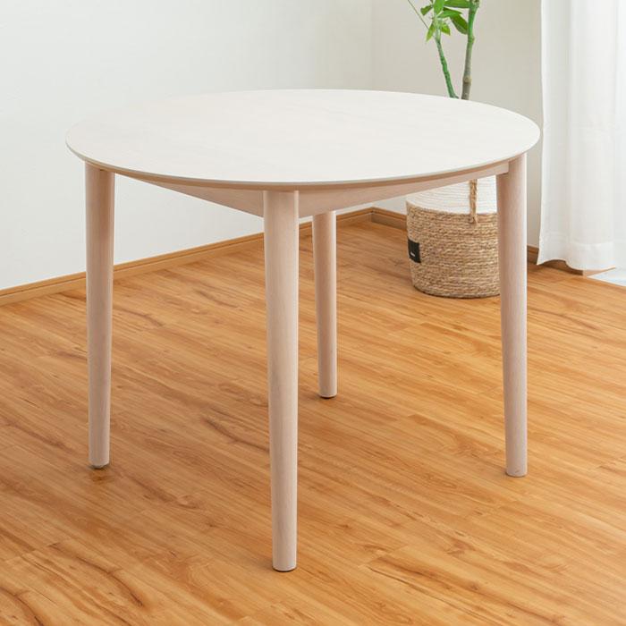 テーブル ダイニングテーブル 丸テーブル 円卓 食卓テーブル 幅90cm 2人掛け用テーブル 木製 シンプル モダン｜kagu123｜12