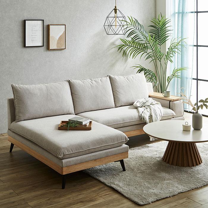 ソファ カウチソファ 3人掛け 幅240cm カウチ 入れ替え可能 ソファー