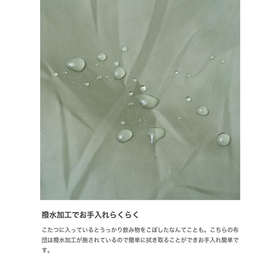 こたつ布団 コタツ布団 おしゃれ 秋 冬 暖かい 撥水加工 190×190 正方形 リバーシブル