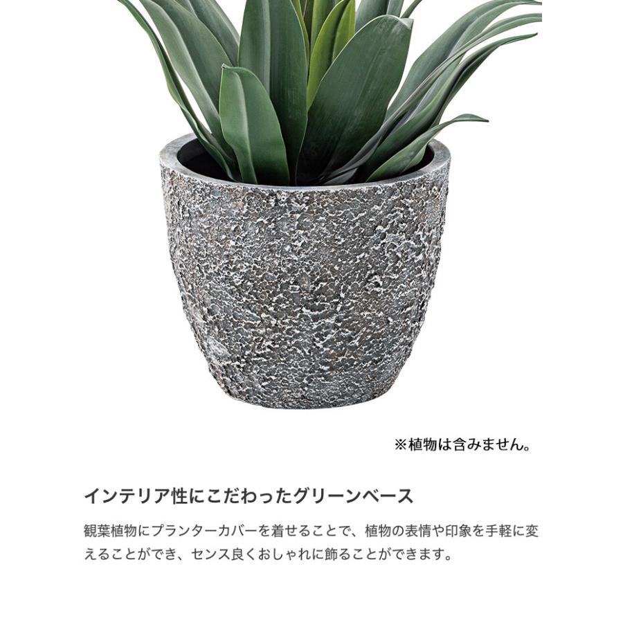 グリーンベース プランターカバー 鉢カバー プランター ラウンド型 6号