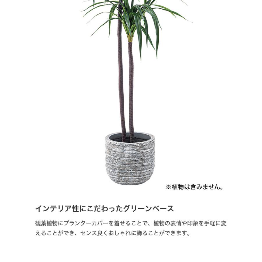 グリーンベース プランターカバー 鉢カバー プランター ラウンド型 6号