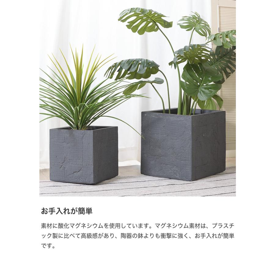 ミニマル グリーンベース 10号A フラワーベース プランター 植木鉢 鉢カバー グリーンベース プランターカバー 鉢カバー プランター スクエア型 8号