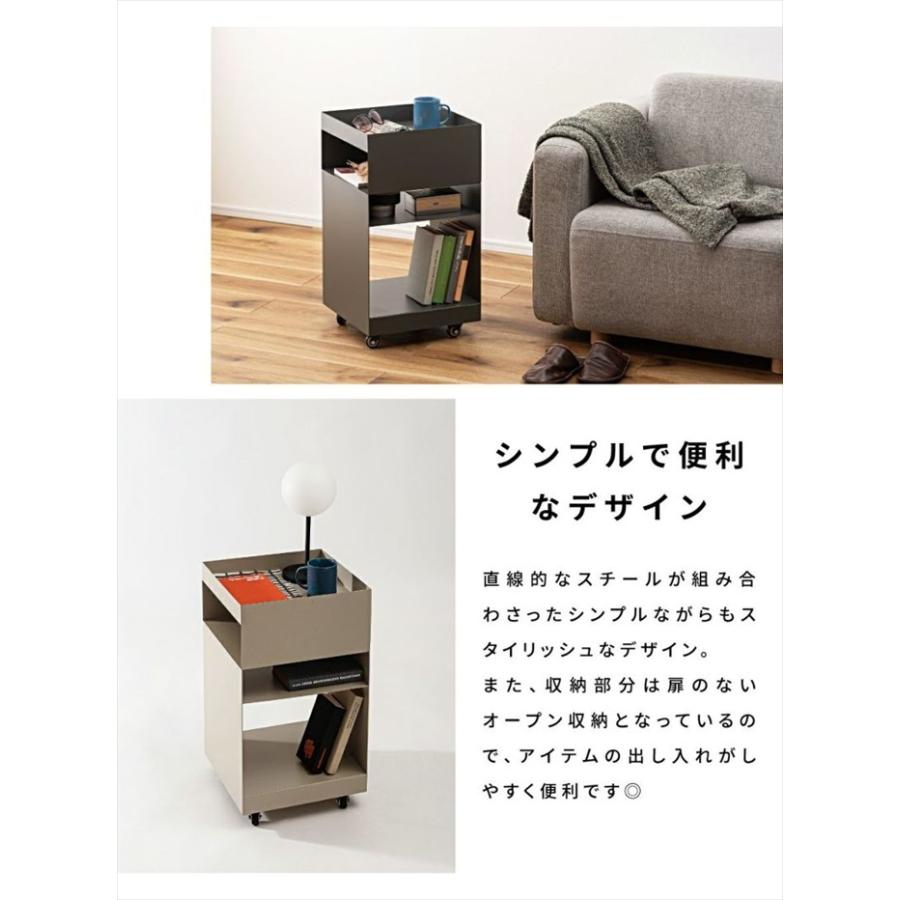サイドテーブル テーブル ワゴン 収納ワゴン ナイトテーブル ミニ