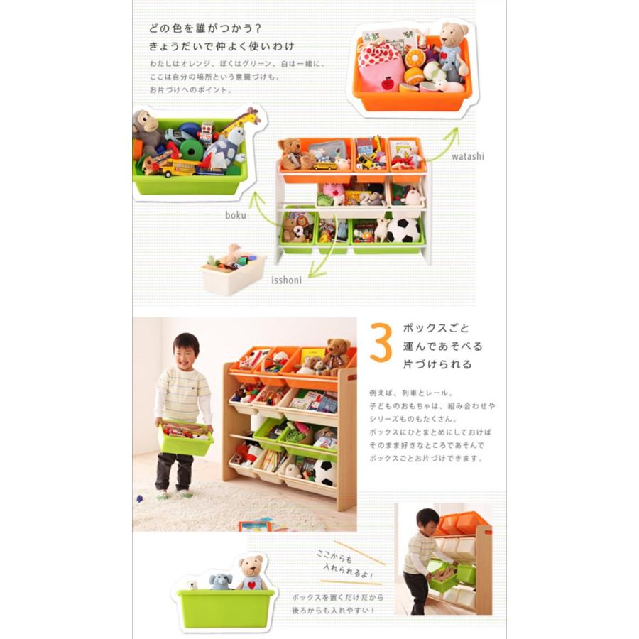 おもちゃ箱 おもちゃ 3段 収納ラック 収納ボックス 3段タイプ 収納 玩具箱 オモチャ 子供部屋 子ども部屋 おしゃれ キッズ 子供 子供用 子ども こども G 家具350 通販 Yahoo ショッピング