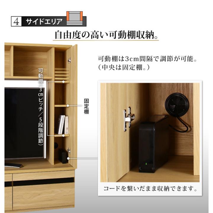 テレビ台 テレビボード TVボード ハイタイプ ハイボード 55型 55インチ