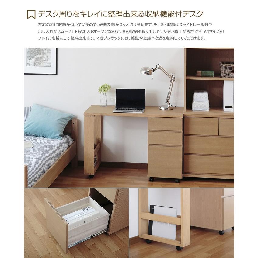 デスク パソコンデスク 幅100 奥行50 高さ70 木 おしゃれ家具 北欧 寝室 学習机 パソコンデスク かわいい 作業台 キャスター付き オフィスデスク 収納 G 家具350 通販 Yahoo ショッピング