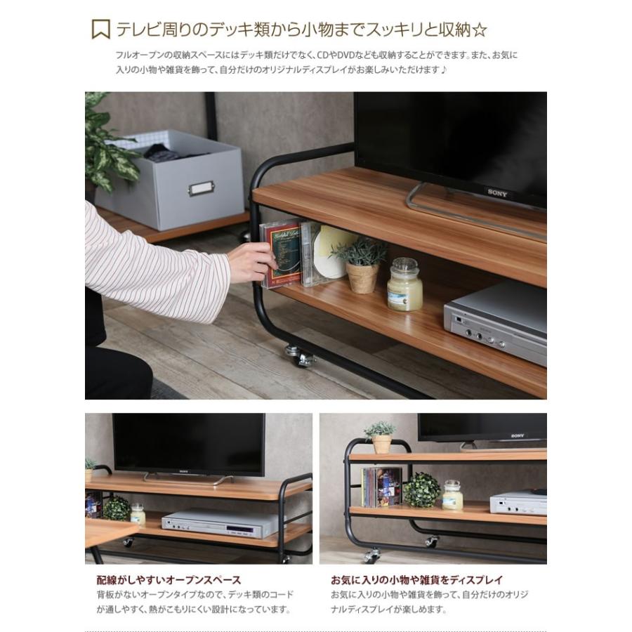 テレビ台 テレビボード TV台 TVボード AVボード コーナー 三角 ナチュラル 一人暮らし ローボード 幅105 棚 家具 収納 収納棚 リビング ロータイプ 北欧｜kagu350｜05