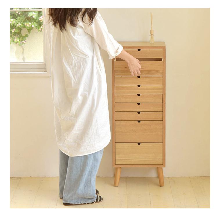 チェスト タンス 収納 収納家具 棚 木製 完成品 おしゃれ 幅36cm 10段
