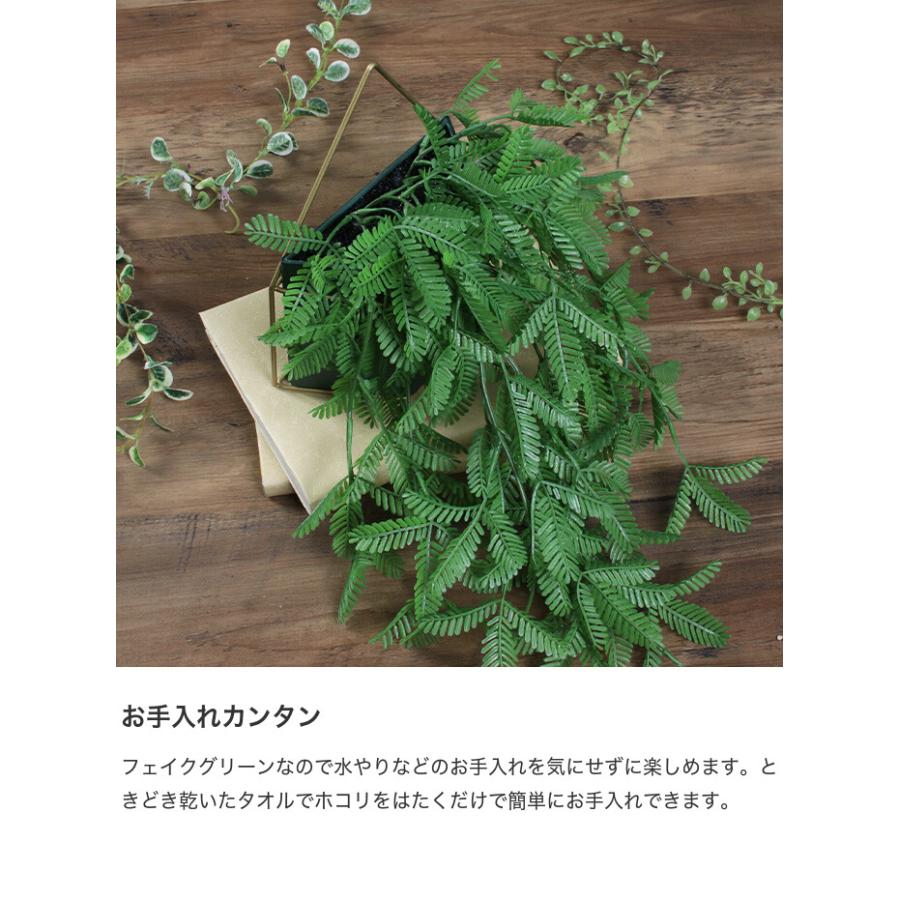 観葉植物 雑貨 インテリア フェイクグリーン ミモザ インテリアグリーン グリーン おしゃれ 人気 新生活 ハンギング 壁掛け 鉢 植木鉢 グリーンポット 幅27｜kagu350｜06