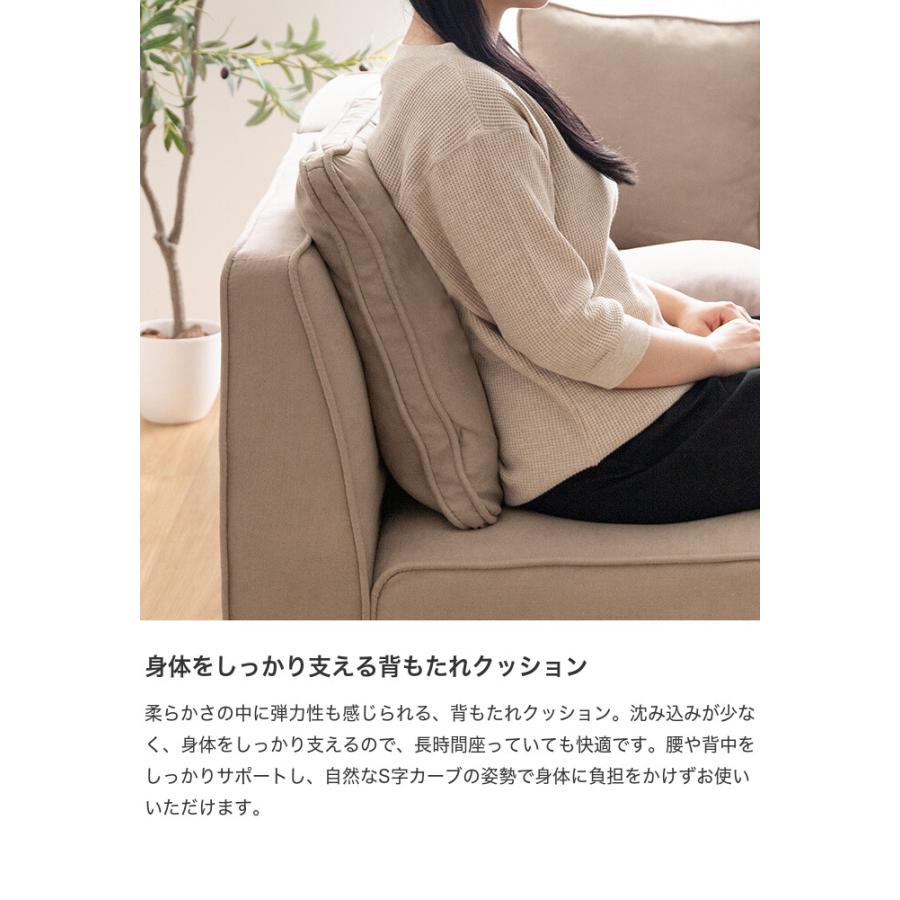 2人掛けソファ ソファー フロア ロー ユニット ファブリック 2P 二人用