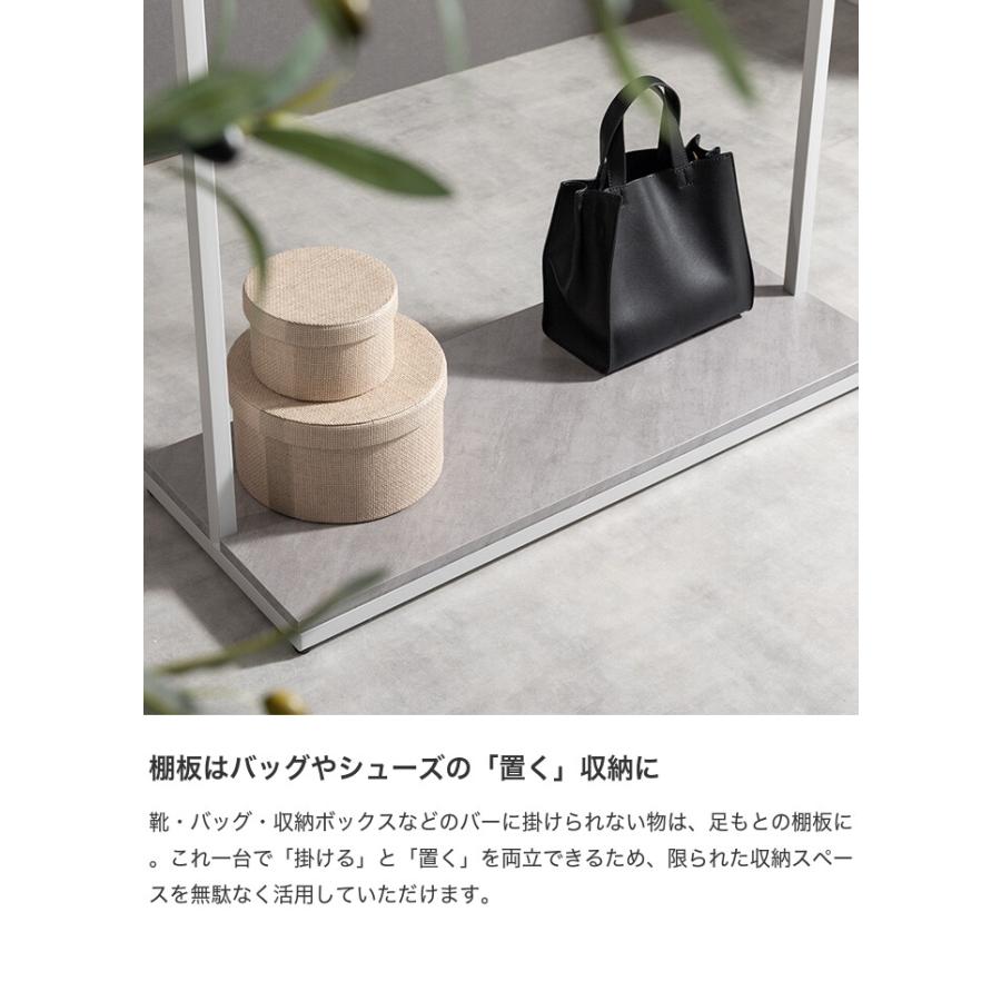 ハンガーラック 2段 頑丈 洋服掛け コート掛け コートハンガー 衣類