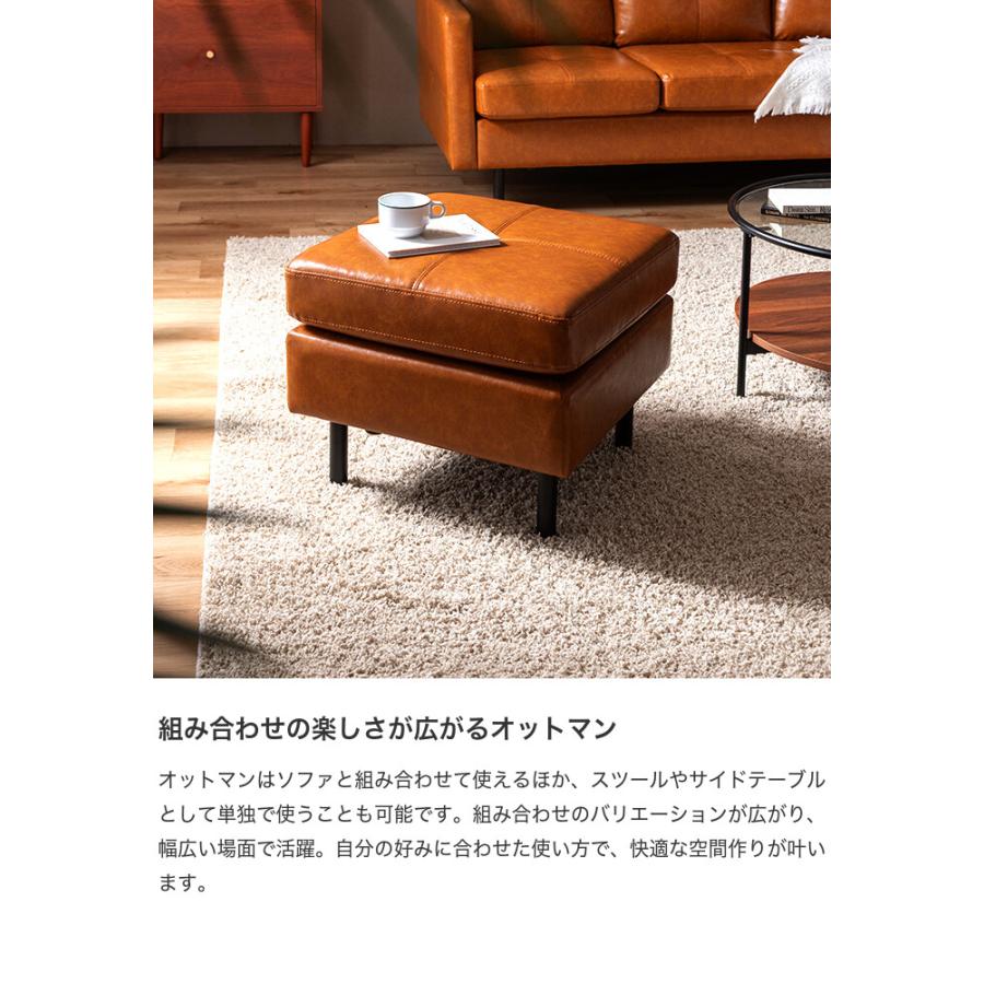 ソファー 3人掛け レザー ローソファ コーナーソファ 【ブラウン】 ソファ 3人掛けソファ レザーソファ カウチソファ コーナーソファ