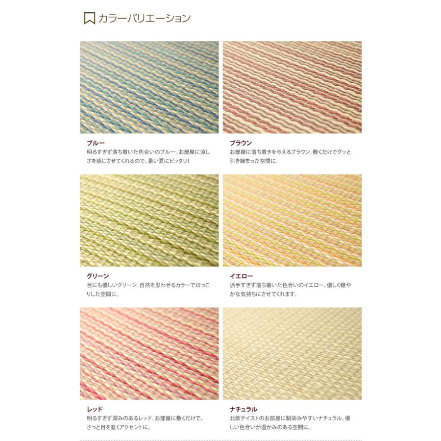 4枚セット ユニット畳 置き畳 82cm×82cm 縁なし 厚み2.5cm おしゃれ 畳 フロア畳 フローリング畳 畳マット い草_3