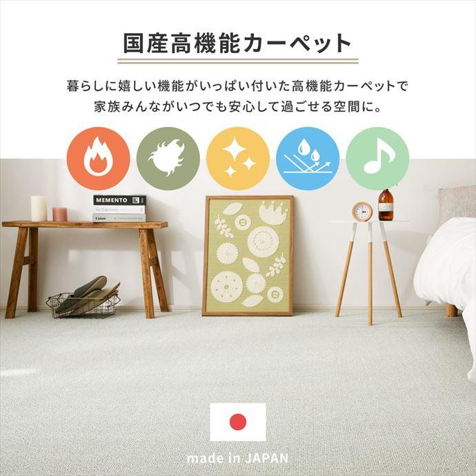 ラグ 江戸間4.5帖 畳 抗菌 防臭 防炎加工 ダニ 撥水 はっ水 防音 子供 キッズ 赤ちゃん ペット 汚れにくい お手入れ簡単 日本製 made in japan_2