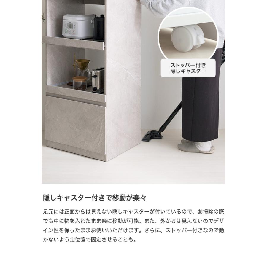 Topu トープ レンジ台 ラック レンジボード スライドトレー 2段 Topu トープ レンジ台 ラック レンジボード スライドトレー 2段