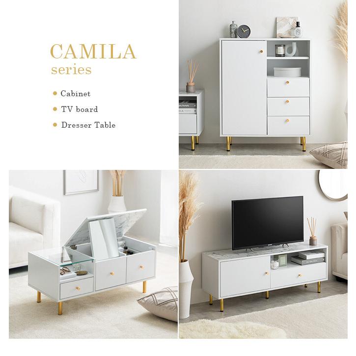 Camila カミラ ドレッサーテーブル センターテーブル 鏡台 化粧 Camila カミラ ドレッサーテーブル センターテーブル 鏡台 化粧
