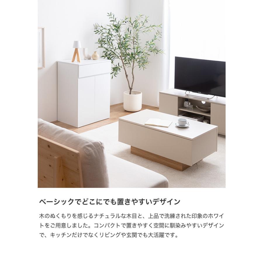 ゴミ箱 分別 45リットル 45L ダストボックス キッチンカウンター ごみ箱 キャスター付き 2つ スリム コンパクト 大容量 キッチン収納 リビング 木目調の画像