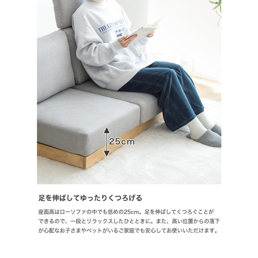 ソファ ソファー ローソファ 2人掛けソファ 2人掛けソファー 2人掛け 1